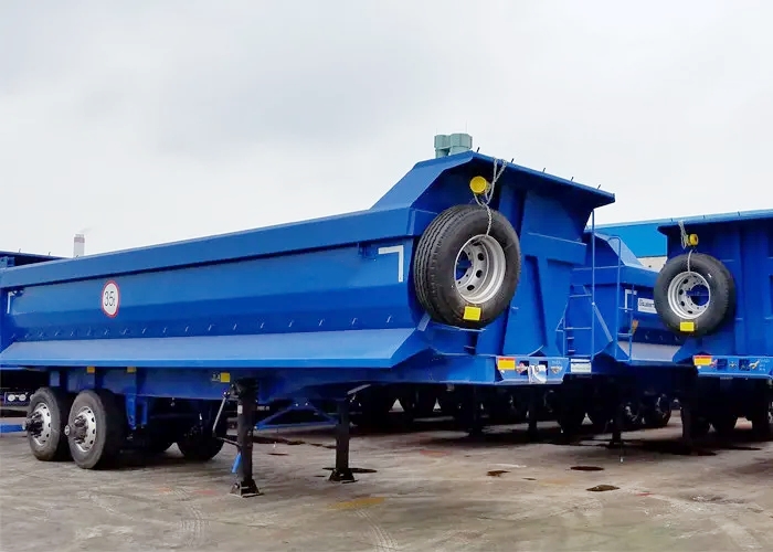 Remanufactured 2 Axle 40/60 Ton Dump Trailer 4 reman dumper trailer for sale