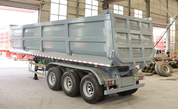 Reman 3 Axle 60 Ton Dump Trailer 4 remanufactured 3 axle dump trailer