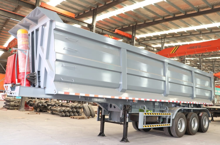 Reman 3 Axle 60 Ton Dump Trailer 2 remanufactured 3 axle dump trailer