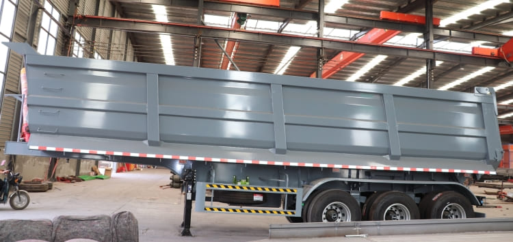 Reman 3 Axle 60 Ton Dump Trailer 3 remanufactured 3 axle dump trailer