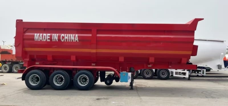 Remanufactured 3 Axle End Tipper Semi Trailer 3 reman end tipper trailer for sale | 3 axle end dump trailer for sale