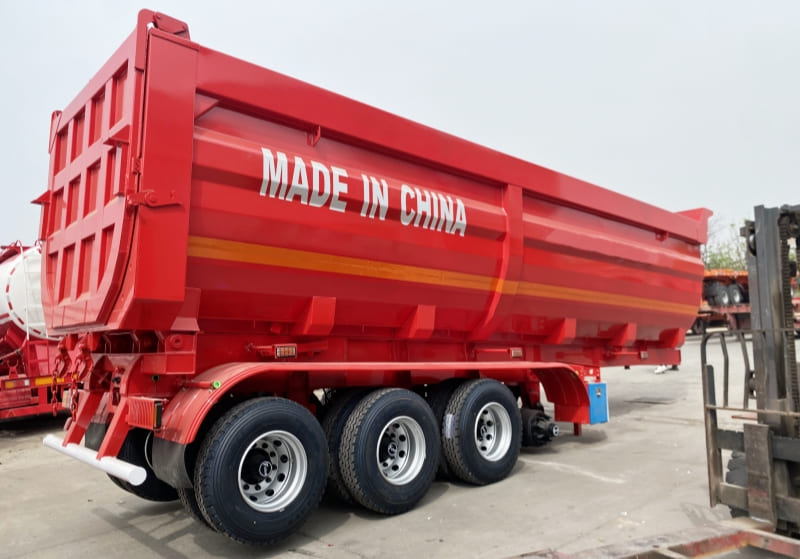 Remanufactured 3 Axle End Tipper Semi Trailer 4 reman end tipper trailer for sale | 3 axle end dump trailer for sale