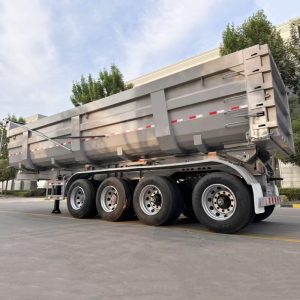 remanufactured 4 axle 80 ton dump trailer