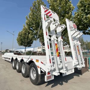 remanufactured 4 axle lowbed trailer