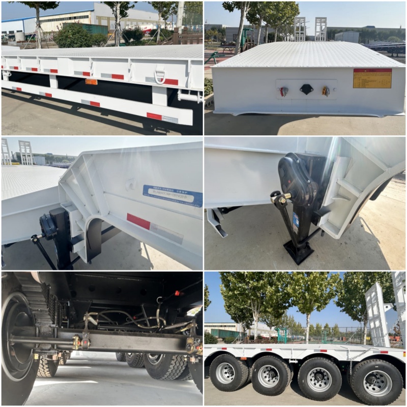 Reman 4 Axle 80 Ton Low Bed Trailer 5 reman low bed trailers for sale | 4 axle lowbed trailer