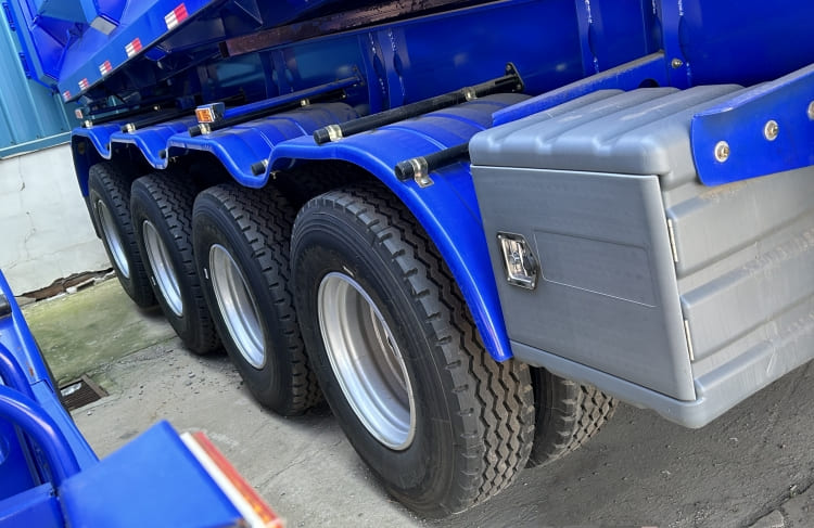 Remanufactured 4 Axle 100 Ton Dump Trailer 4 remanufactured 4 axle tipper trailer | reman semi tipper trailer