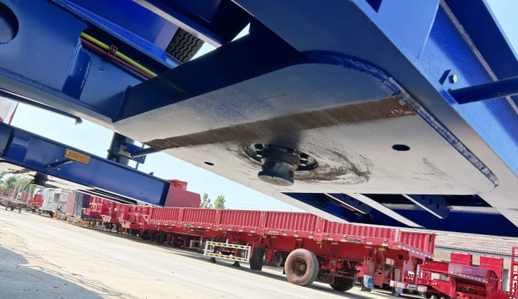 Remanufactured 4 Axle 100 Ton Dump Trailer 6 remanufactured 4 axle tipper trailer