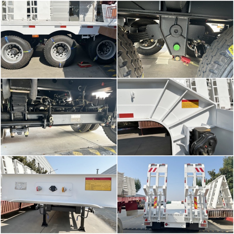 Remanufactured 3 Axle 60 Ton Low Bed Trailer 5 reman low bed trailer for sale