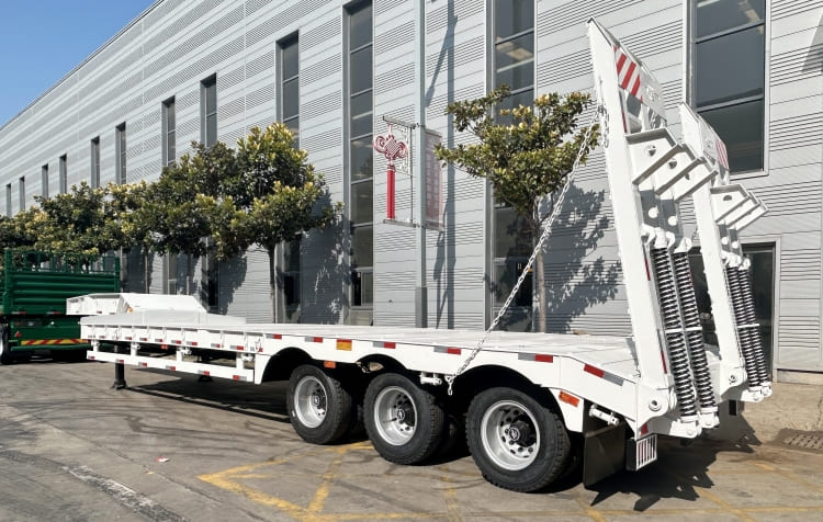 Remanufactured 3 Axle 60 Ton Low Bed Trailer 3 reman low bed trailer for sale