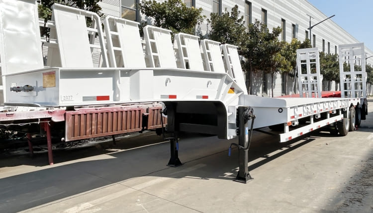 Remanufactured 3 Axle 60 Ton Low Bed Trailer 2 reman low bed trailer for sale