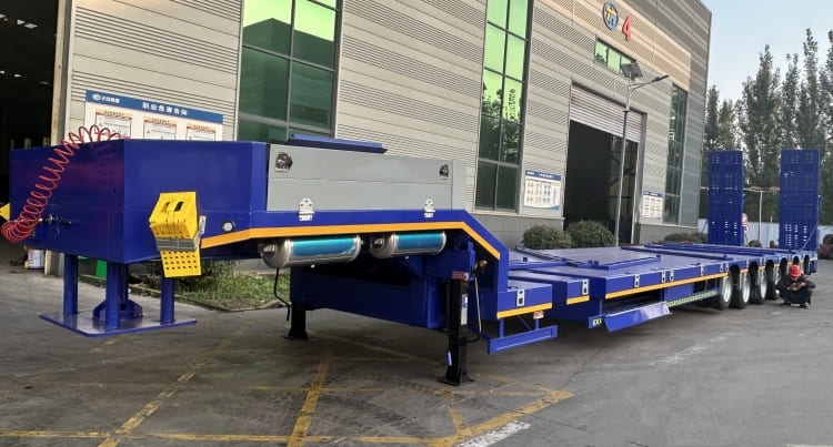 Reman 6 Axle Stretch Extendable Lowbed Trailer 2 reman stretch trailer for sale | 6 axle lowbed trailer