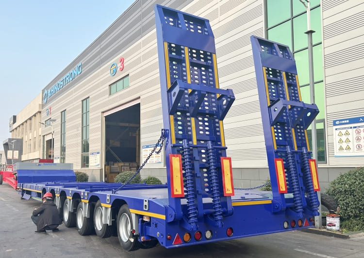 Reman 6 Axle Stretch Extendable Lowbed Trailer 3 reman stretch trailer for sale | 6 axle lowbed trailer