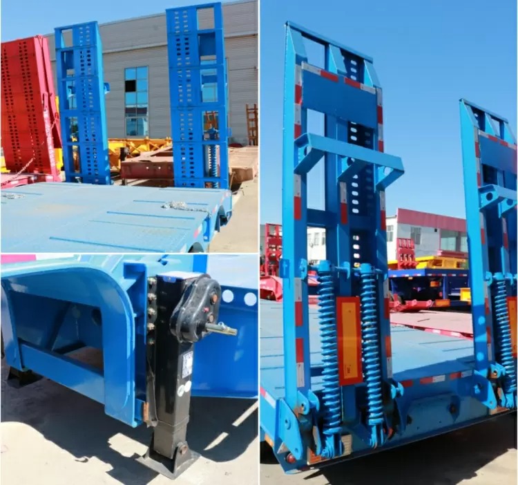 Remanufactured 2 Axle 40 Ton Low bed Semi Trailer 5 reman lowbed semi trailer | 2 axle low bed trailer