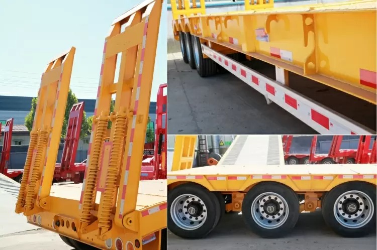 Remanufactured 3 Axle 60 Ton Low Loader Trailer 4 reman low loader trailer for sale | 3 axle low loader