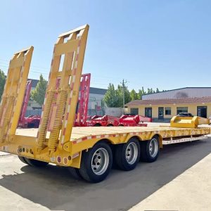 remanufactured low laoder trailer