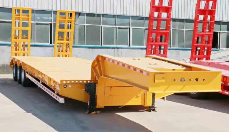 Remanufactured 3 Axle 60 Ton Low Loader Trailer 2 reman low loader trailer for sale | 3 axle low loader