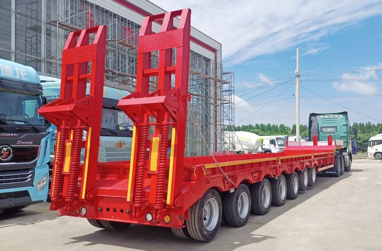 Reman 7 Axle Heavy Duty Lowbed Trailer 2 reman heavy equipment trailers for sale | multi axle low bed trailer