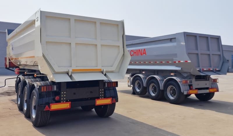 Remanufactured Tri Axle 60 Ton Dump Trailer 4 reman dump trailer for sale