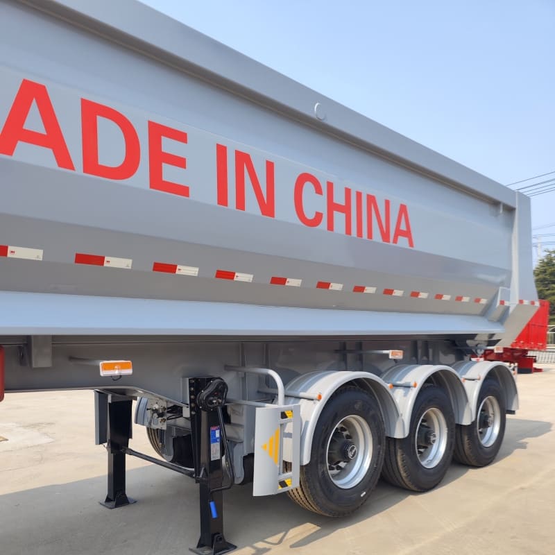 Remanufactured Tri Axle 60 Ton Dump Trailer 6 reman dump trailer for sale