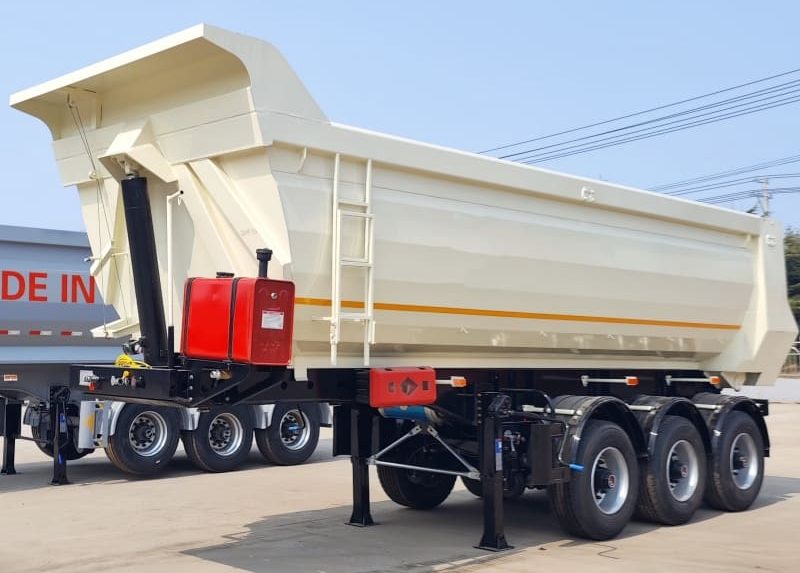 Remanufactured Tri Axle 60 Ton Dump Trailer 2 reman dump trailer for sale