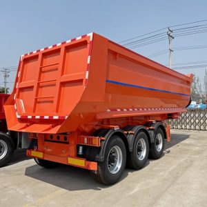 reman rear dump trailer | tri axle end dump trailer