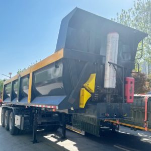 remanufactured tri axle rear dump trailer