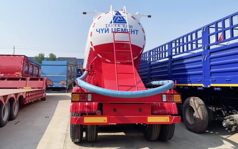 Reman 4 Axle Bulk Cement Tanker Trailer 7 reman bulk cement tank semi trailer