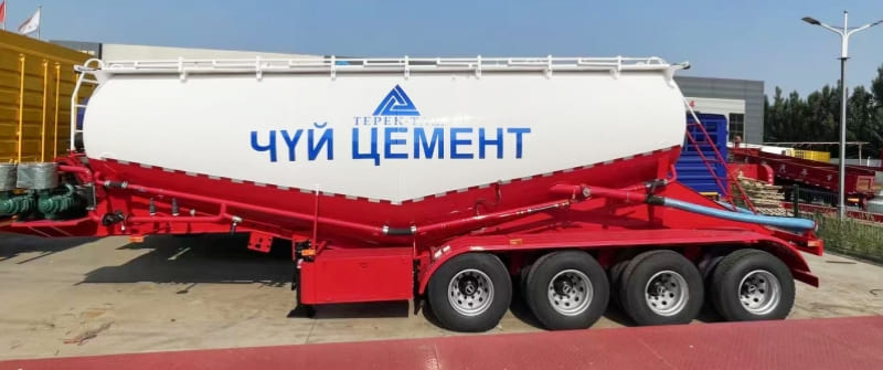 Reman 4 Axle Bulk Cement Tanker Trailer 3 reman bulk cement tanker | reman bulk cement price
