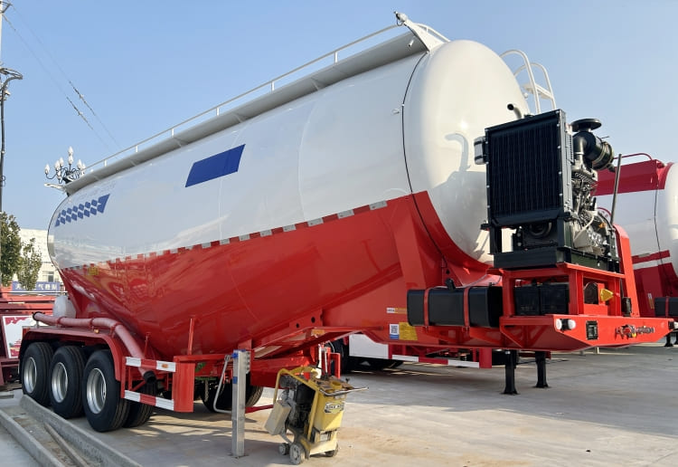 Remanufactured 35 CBM Powder Tanker Trailer 2 reman bulk tank trailers | reman bulk tanker for sale