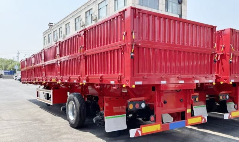 Reman Tri Axle 60 Ton Drop Side Trailer 2 reman drop side trailers | reman side board trailer