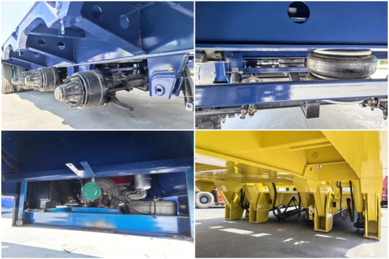 Remanufactured 6 Axle Folding Gooseneck Lowboy Trailer 5 reman folding gooseneck lowboy trailers