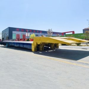 reman folding lowboy trailer