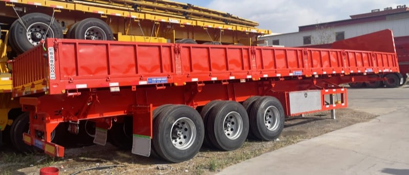Remanufactured 34 Ton Drop Side Dump Trailer 2 reman drop side dump trailer | 34 ton side tipper trailer