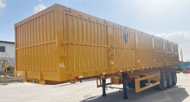 Reman Tall Tri Axle Side Tipper Trailer 2 reman side tipper | high side dump trailer