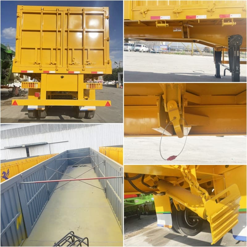 Reman Tall Tri Axle Side Tipper Trailer 5 reman high side trailer | tri axle side tipper