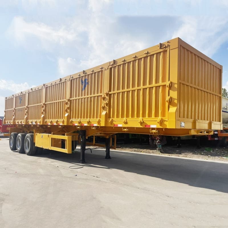 Reman Tall Tri Axle Side Tipper Trailer 1 reman side tipper trailer