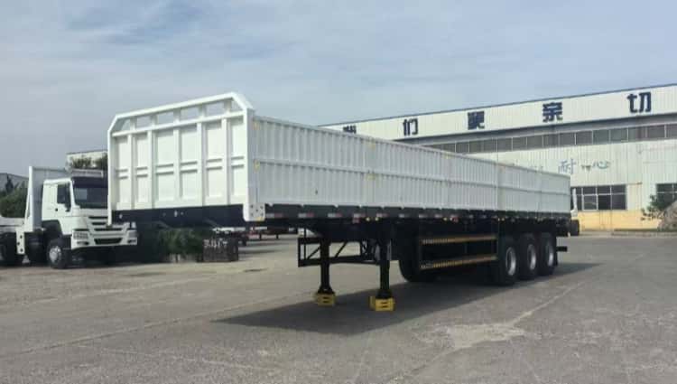 Remanufactured Tri Axle 60 Ton Dropside Trailer 2 reman side wall trailer | reman flatbed trailer walls