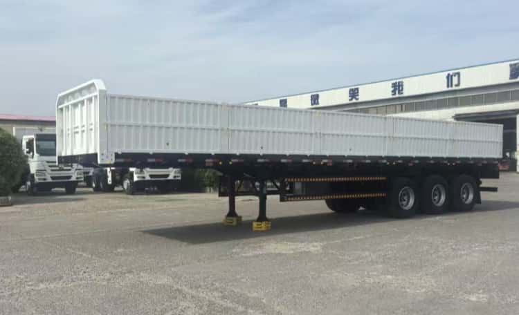 Remanufactured Tri Axle 60 Ton Dropside Trailer 5 reman side wall semi trailer | reman flatbed trailer walls