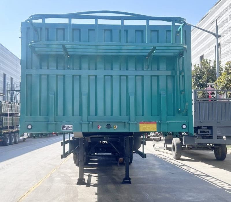Reman 3 Axle 60 Ton Fence Semi Trailer 4 reman fence trailer for sale