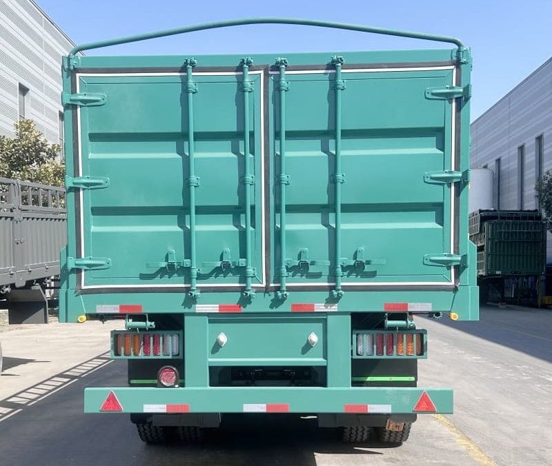 Reman 3 Axle 60 Ton Fence Semi Trailer 5 reman trailer with fence