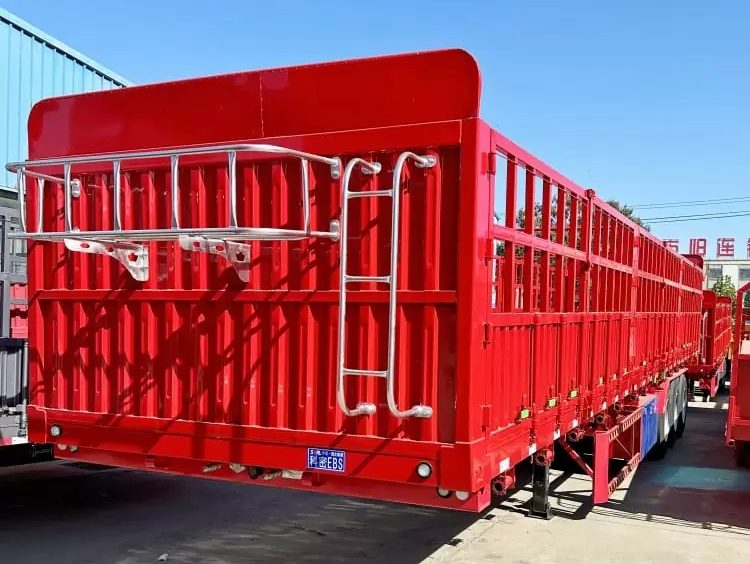 Remanufactured 3 Axle 60 Ton Cargo Fence Trailer 3 reman cargo semi trailer