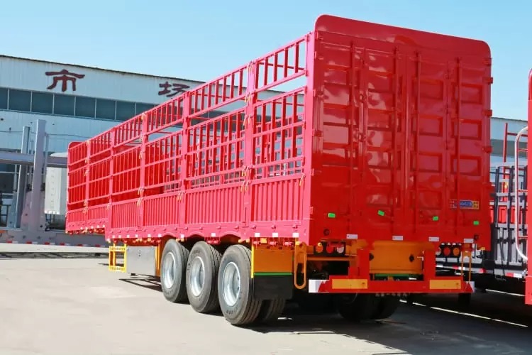 Remanufactured 3 Axle 60 Ton Cargo Fence Trailer 2 reman semi cargo trailer