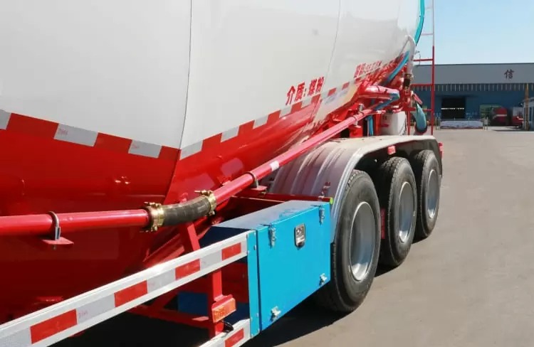Reman 3 Axle Cement Bulk Tanker Trailer 7 reman cement powder trailer