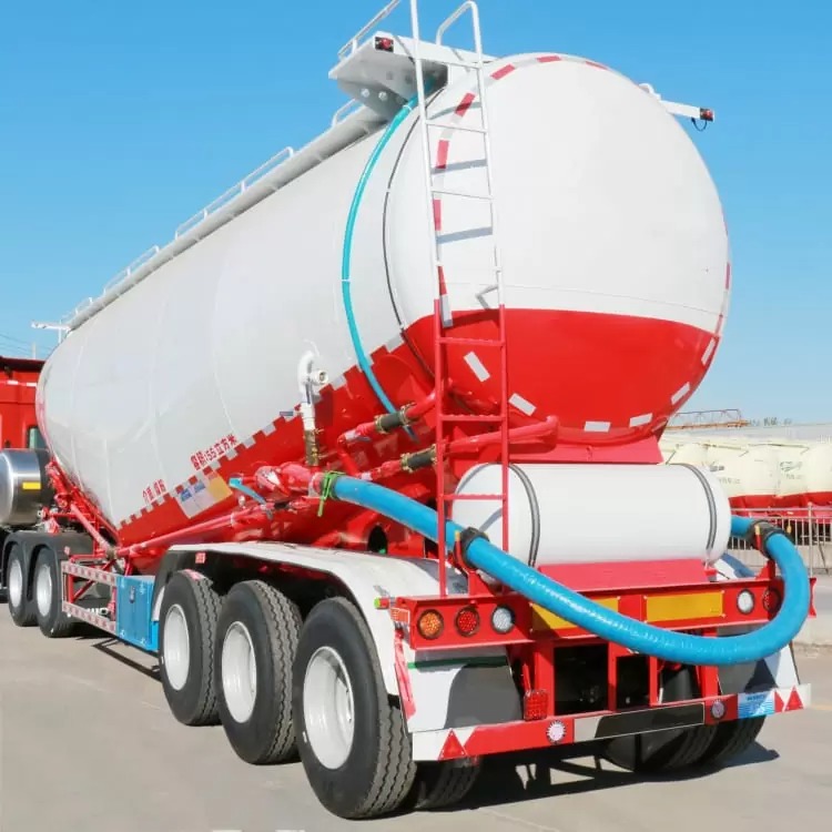 Reman 3 Axle Cement Bulk Tanker Trailer 1 remanufactured cement tanker