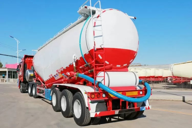 Reman 3 Axle Cement Bulk Tanker Trailer 3 reman cement bulk trailers for sale