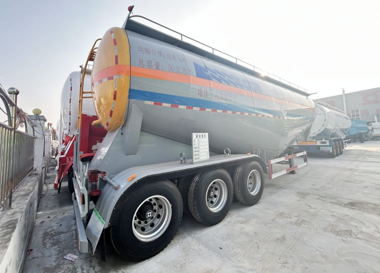 Remanufactured 50CBM Pneumatic Dry Bulk Silo Trailer 3 reman pneumatic tanker trailer | reman dry bulk trailers