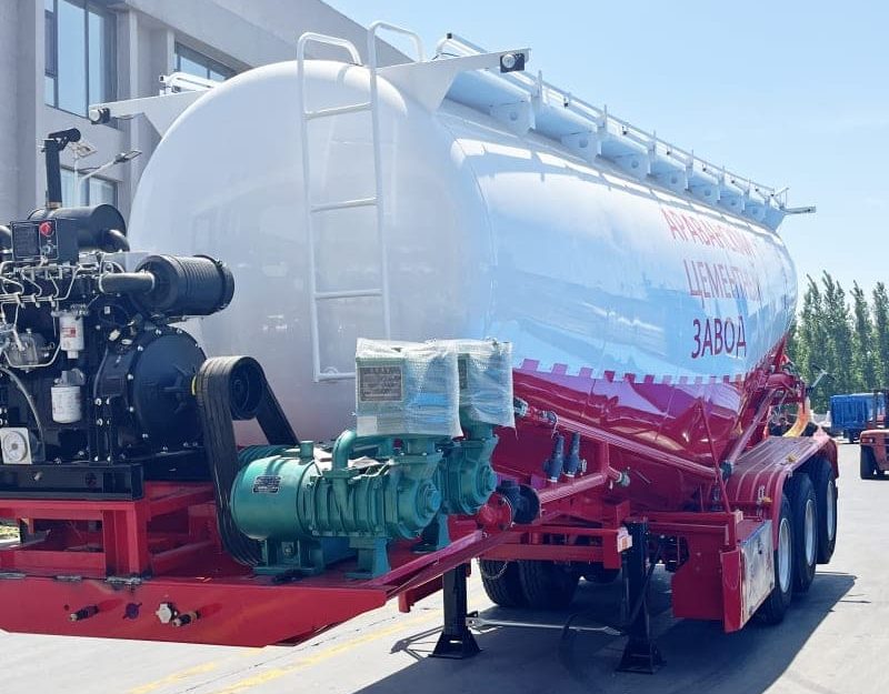Reman 3 Axle 50 CBM Cement Tanker Trailer 5 reman cement tank trailer for sale | reman cement tanker price