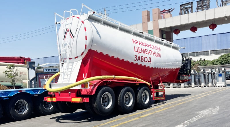 Reman 3 Axle 50 CBM Cement Tanker Trailer 4 reman cement tanker for sale | reman cement tanker price