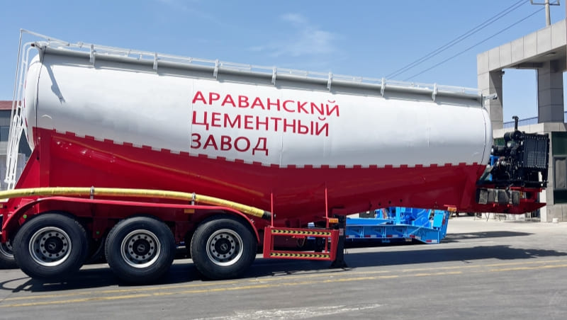 Reman 3 Axle 50 CBM Cement Tanker Trailer 3 reman cement tank trailer for sale