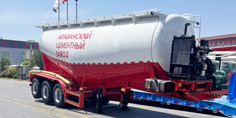 Reman 3 Axle 50 CBM Cement Tanker Trailer 2 reman cement tanker trailer | reman cement tanker price